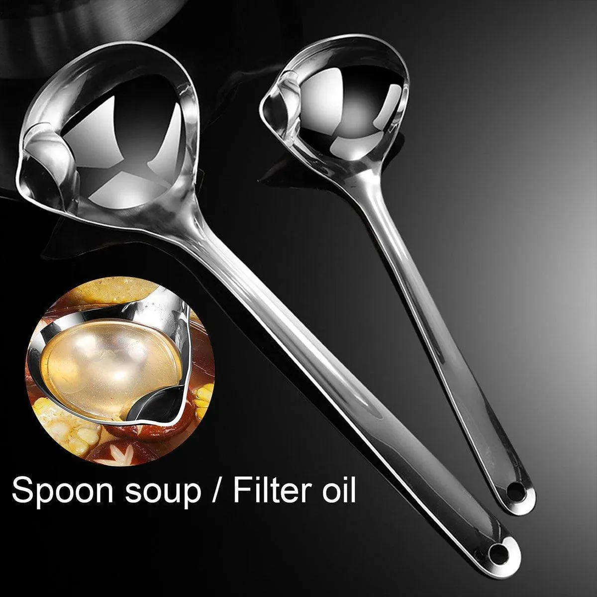 Oil Separator Spoon Kitchen Multifunctional Filter Household Hot Pot Soup view 7