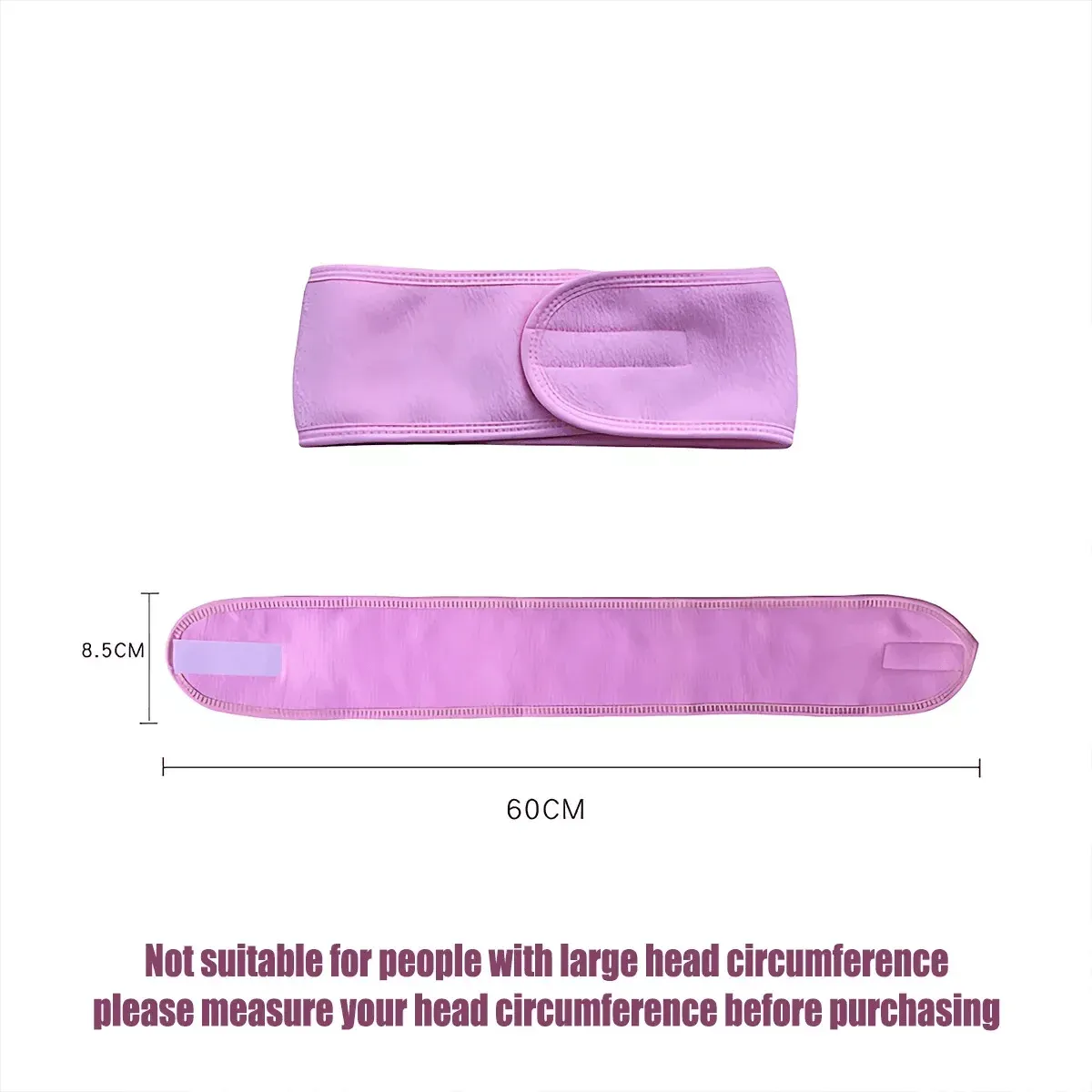 8-Colours Wrap Head Band Hairband Hair Band Adjustable Facial Make Up Face view 4