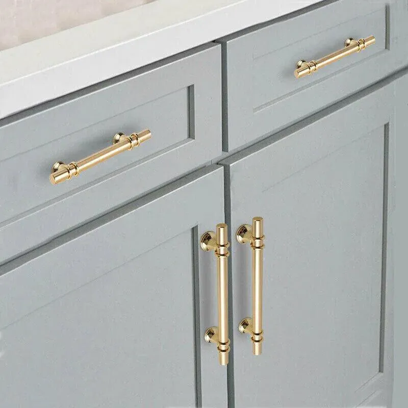 Black Gold Design Kitchen Cabinet Handles Drawer Bar Handle Pull 96 128 160 view 10