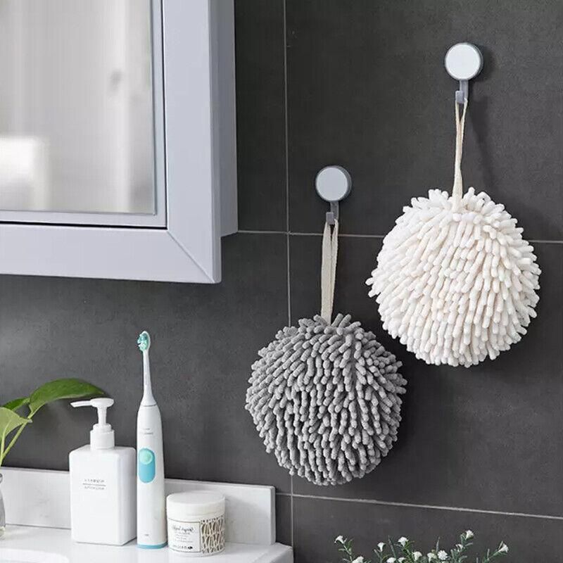 Chenille Hanging Ball Towel for Kitchen Bathroom Hand Drying Absorbent Cloth view 6