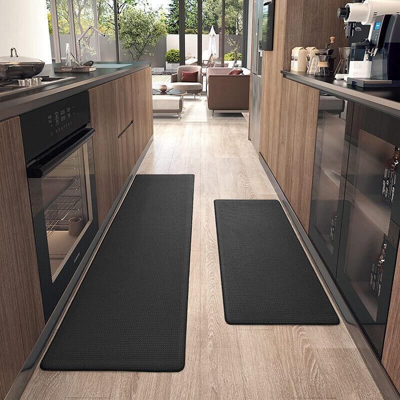 44x75cm Non-Slip Waterproof Kitchen Door Mat Floor Rug Carpet Anti-Oil Easy view 4
