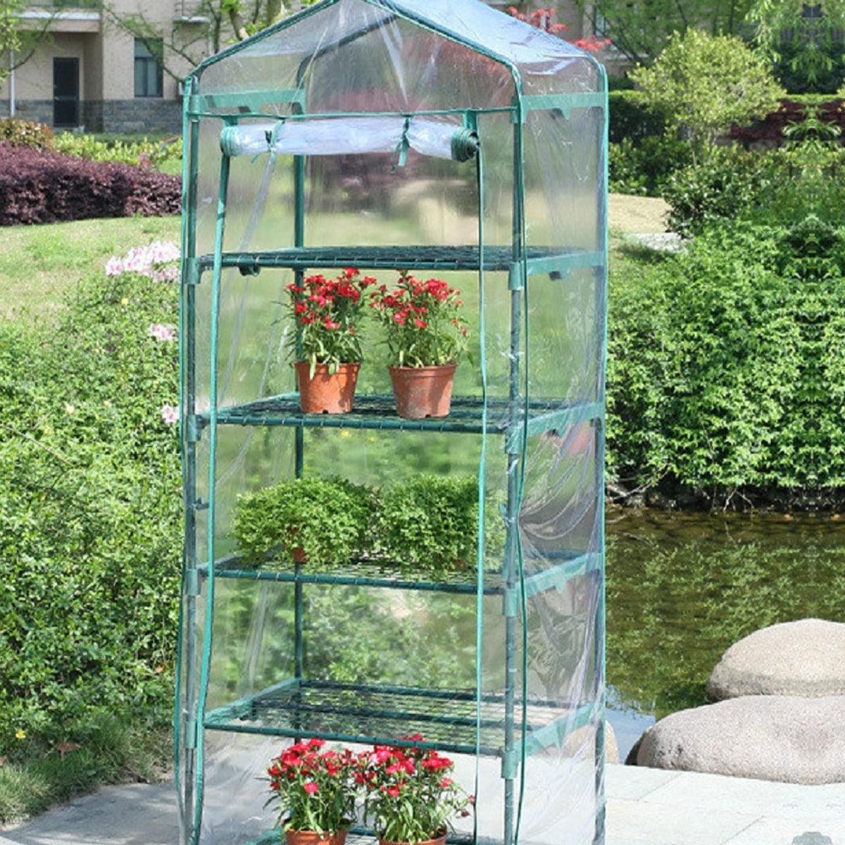5 Tier Garden PVC Plant Insulation Warming Shed Conservatory Cover No Brackets view 4