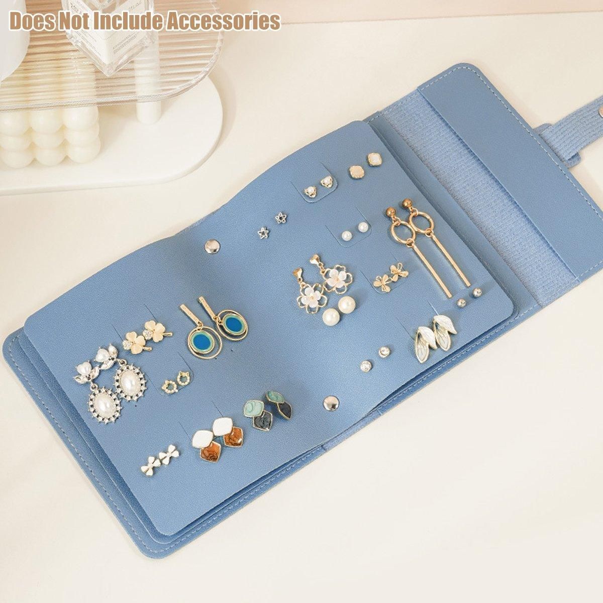 Travel Jewellery Storage Bag Portable Organizer Pouch for Rings Earrings Case view 6