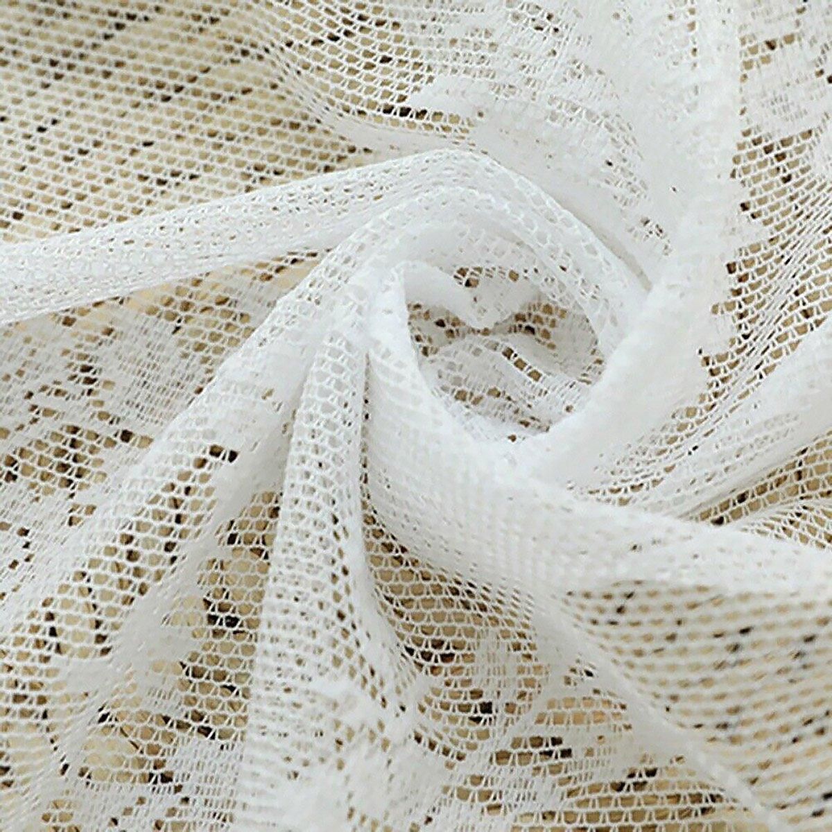 Elegant Lace Curtain Bedroom Window Door Screen Privacy Window Decor - 75*150cm view 10