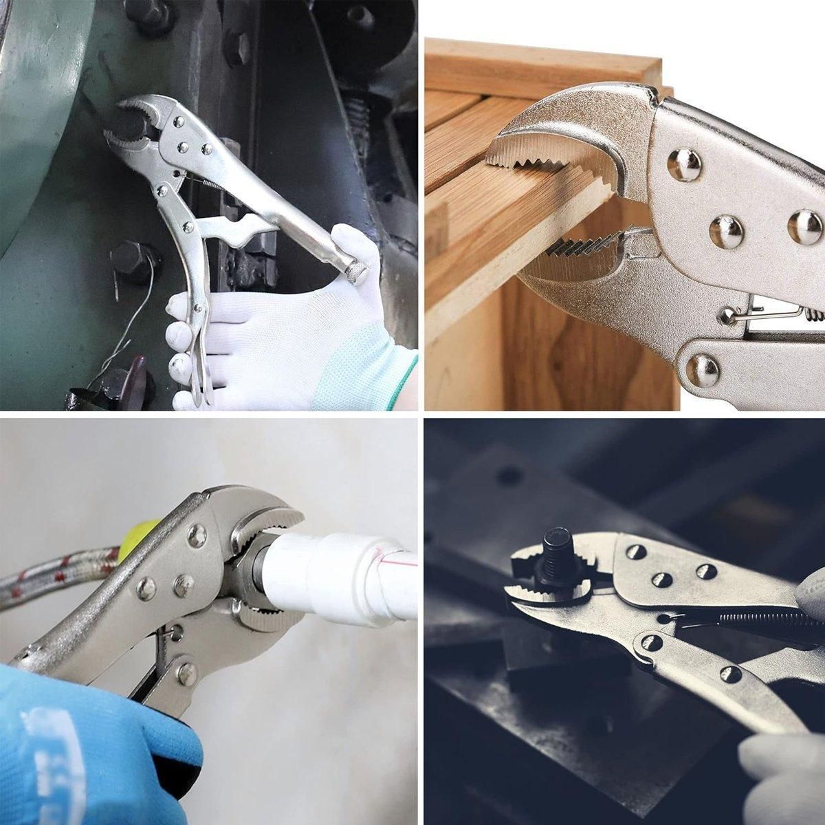 Multi-functional C-type Pliers Strong Manual Grip Round Mouth Clamping Tool view 8