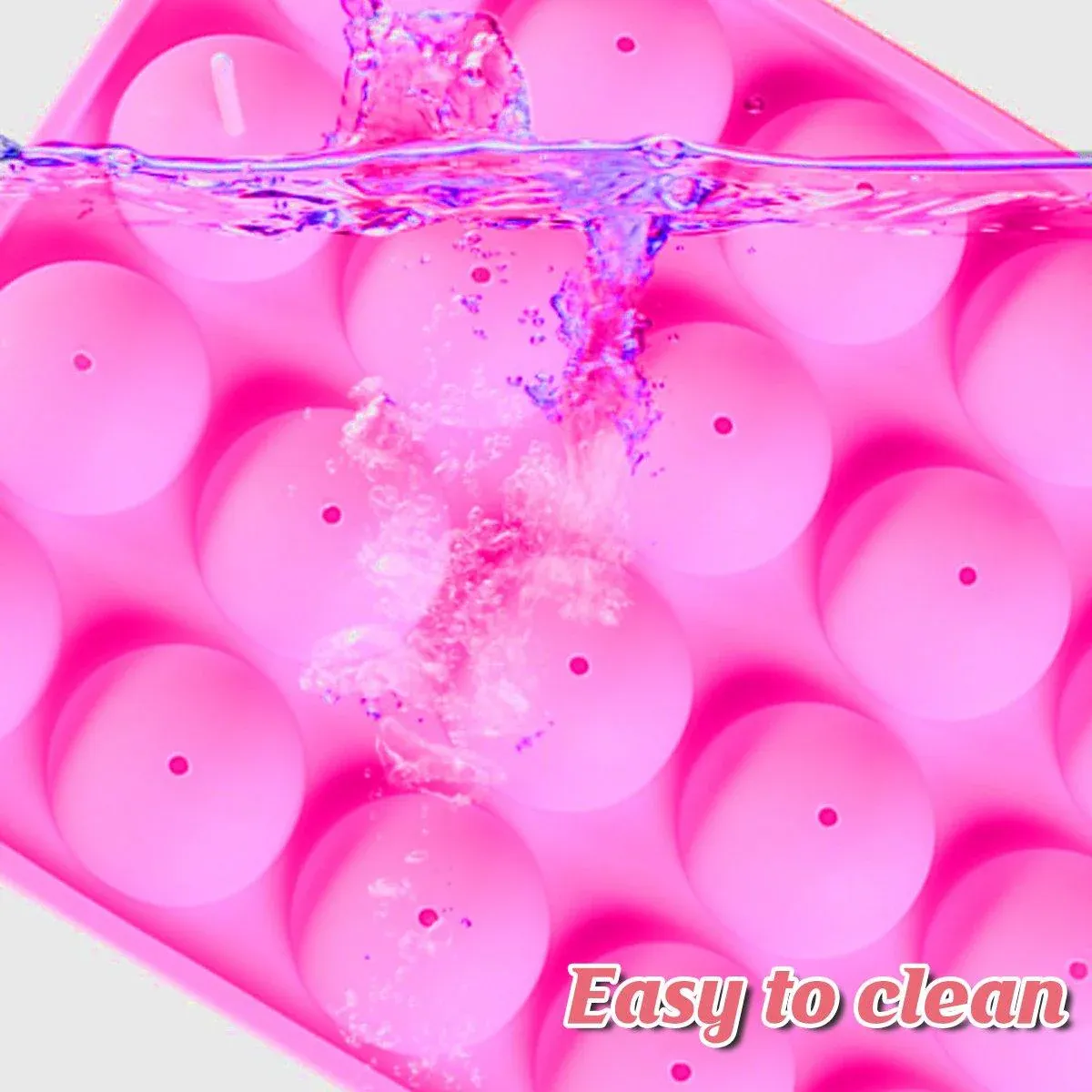 2pcs 20 Holes Round Silicone Moulds for Lollipop Candy Making Baking Tools view 7