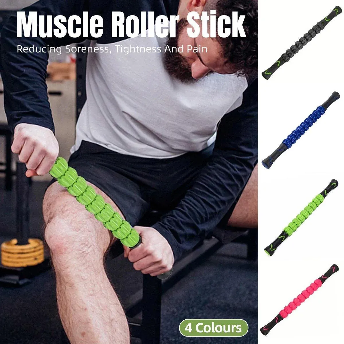 Muscle Massage Sticks Fitness Sport Fascia Rods High Strength Relaxation view 2