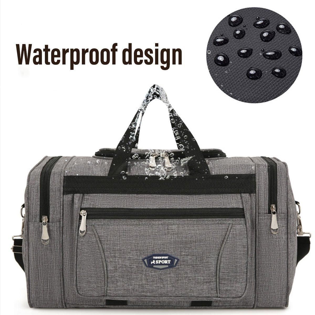 Large Capacity Waterproof Travel Luggage Bag Lightweight Foldable Handbag view 10
