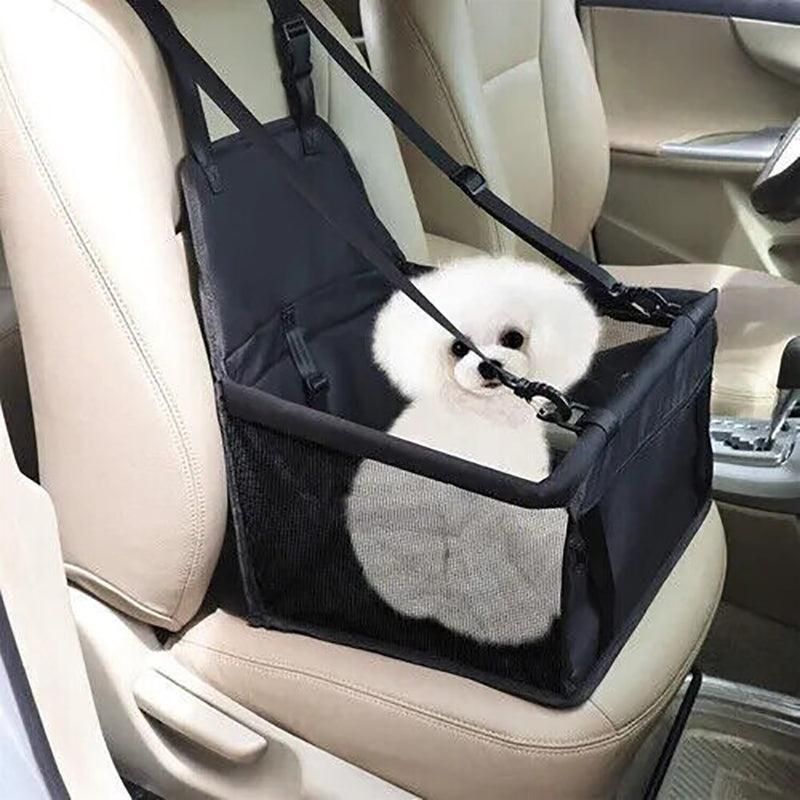 Pet Car Booster Seat Travel Carrier Basket for Cats Dogs with Secure Design - Red view 10
