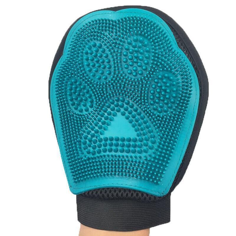 2 in 1 Pet Grooming Glove Deshedding Mitt for Cats and Dogs Hair Removal view 11