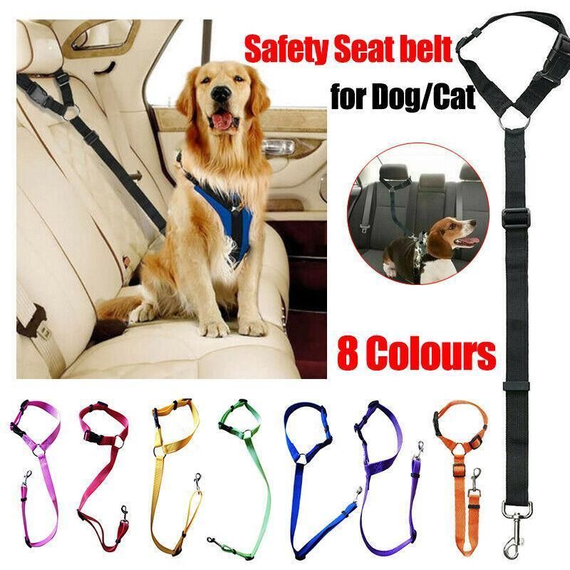 Adjustable Pet Dog Car Clip Lead Harness Strap for Vehicle Travel Restraint view 2