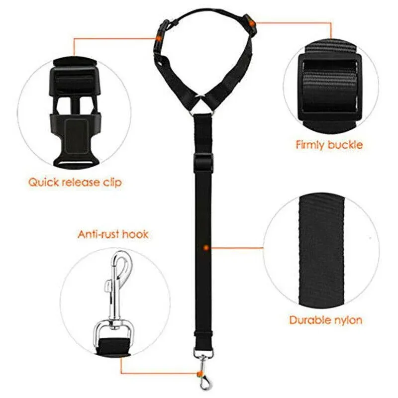 Adjustable Pet Dog Car Clip Lead Harness Strap for Vehicle Travel Restraint view 4