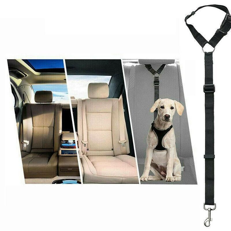 Adjustable Pet Dog Car Clip Lead Harness Strap for Vehicle Travel Restraint view 8