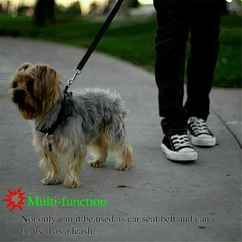 Adjustable Pet Dog Car Clip Lead Harness Strap for Vehicle Travel Restraint view 9