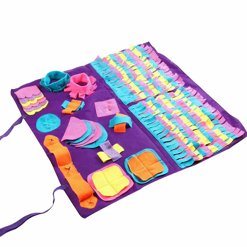 Dog Pet Nose Training Sniffing Pad Toys Blanket Game Feeding Cushion Snuffle Mat view 2