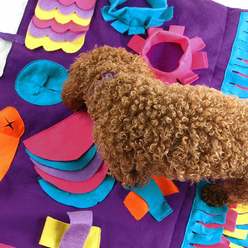 Dog Pet Nose Training Sniffing Pad Toys Blanket Game Feeding Cushion Snuffle Mat view 5