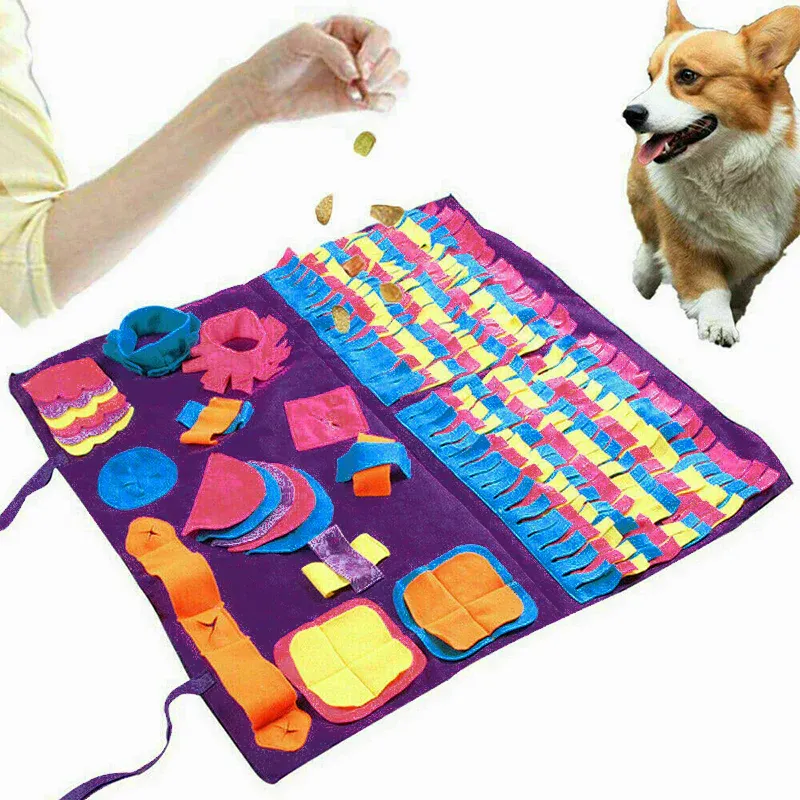 Dog Pet Nose Training Sniffing Pad Toys Blanket Game Feeding Cushion Snuffle Mat view 6