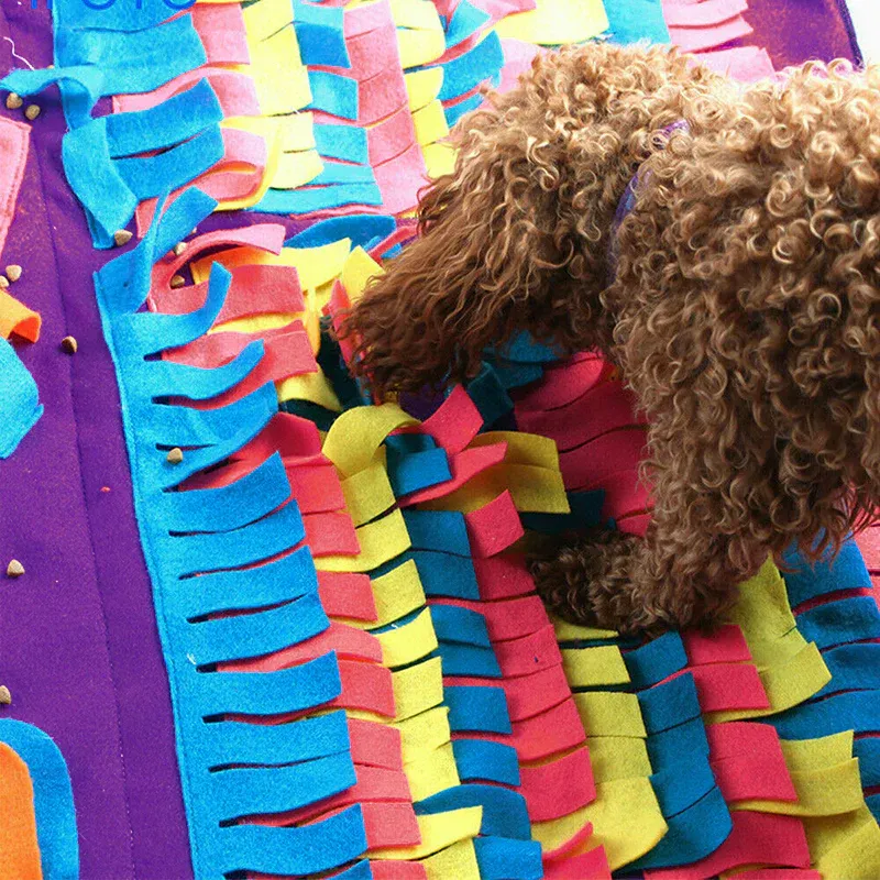 Dog Pet Nose Training Sniffing Pad Toys Blanket Game Feeding Cushion Snuffle Mat view 8