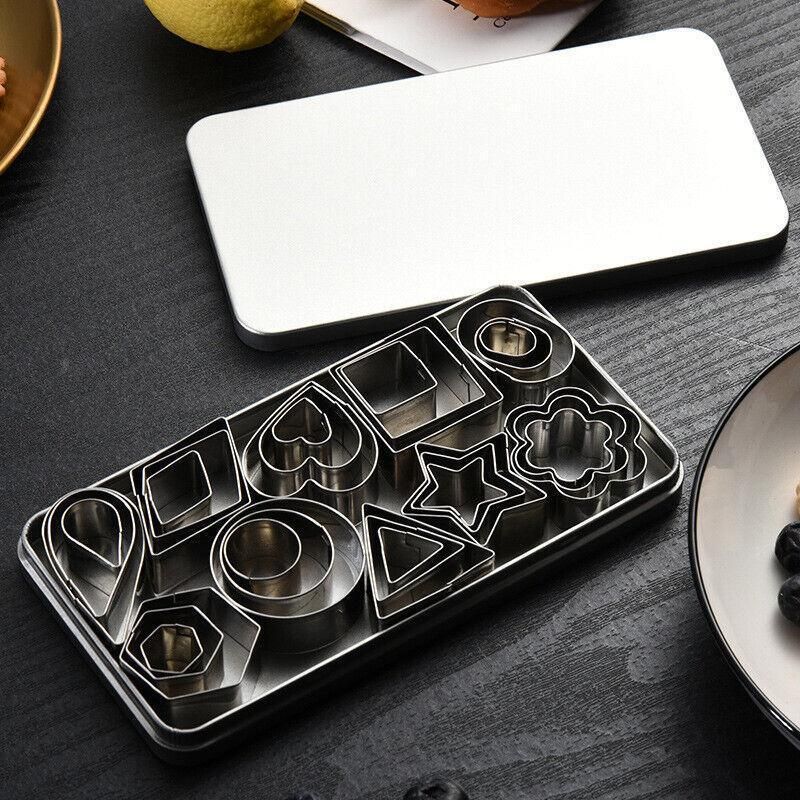30X Polymer Clay Cutter Stainless Steel Geometry Pottery Tool Cutting Mould Diy view 9