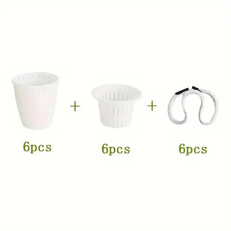 6pcs Self Watering Flowerpot Breathable Planter Indoor Outdoor Garden Basin view 12