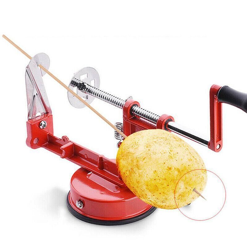 Manual Spiral Potato Slicer Twister Cutter Machine for Tornado Chips and view 12