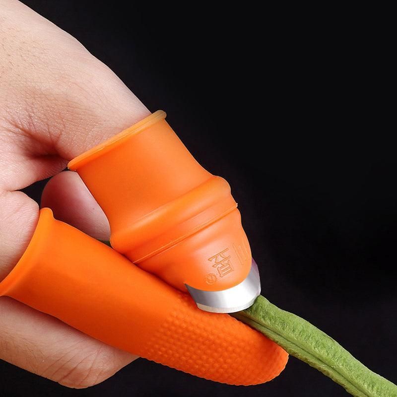 Garden Silicone Thumb Knife Finger Cutter Vegetable Harvesting Tool Picking view 9