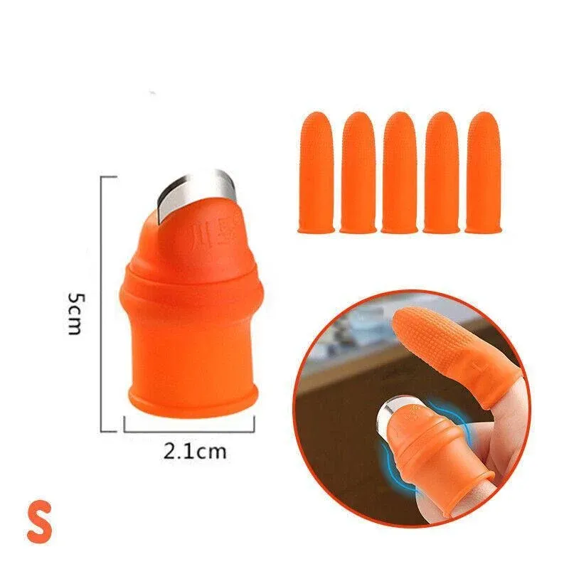 Garden Silicone Thumb Knife Finger Cutter Vegetable Harvesting Tool Picking view 12