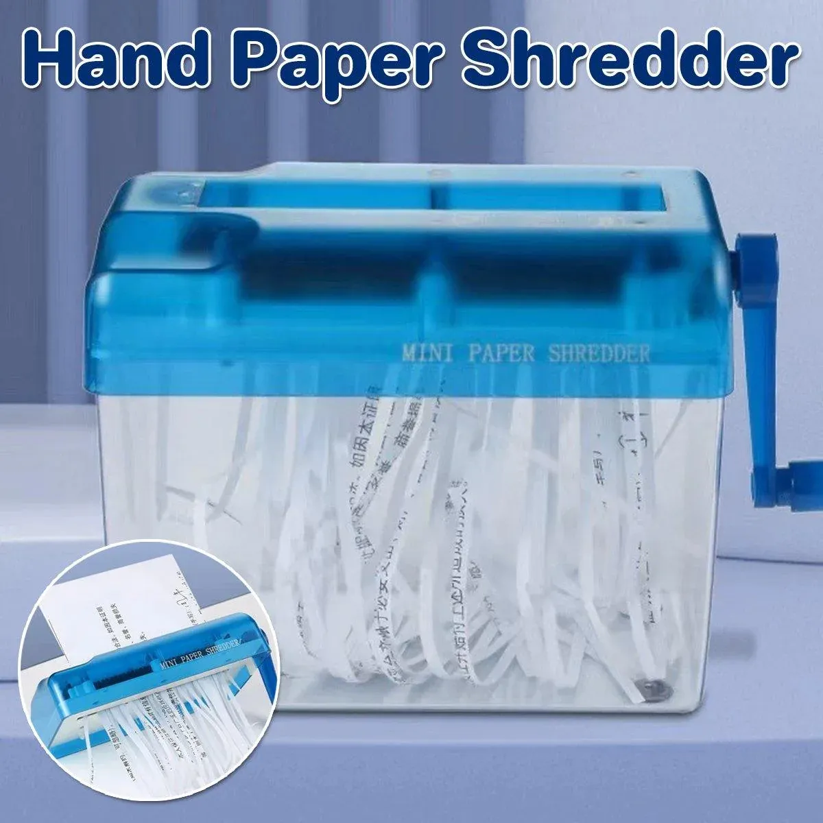 A6 File Hand Paper Shredder Straight Cutting Machine Manual Document Handmade view 13