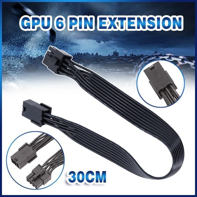 8 PIN Male to 6 PIN Female PCIE Extension Cable Converter for GPU Video Card view 12