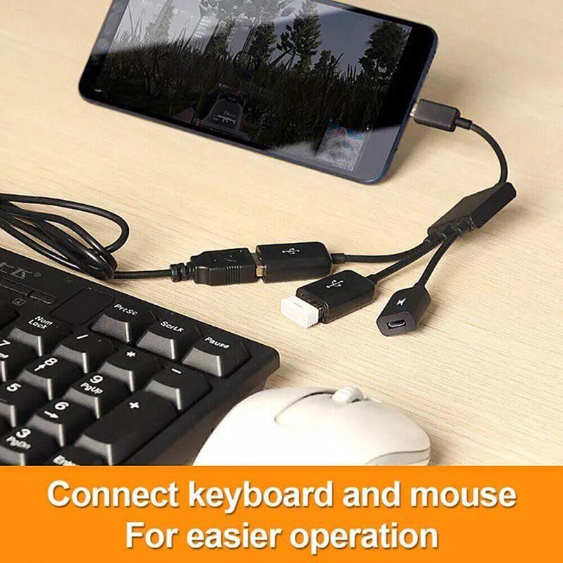 Micro USB 2.0 OTG HUB Cable Adapter AU Male to Female Dual Host Fast Transfer view 6