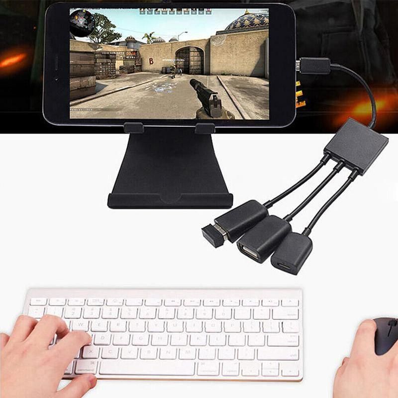 Micro USB 2.0 OTG HUB Cable Adapter AU Male to Female Dual Host Fast Transfer view 11