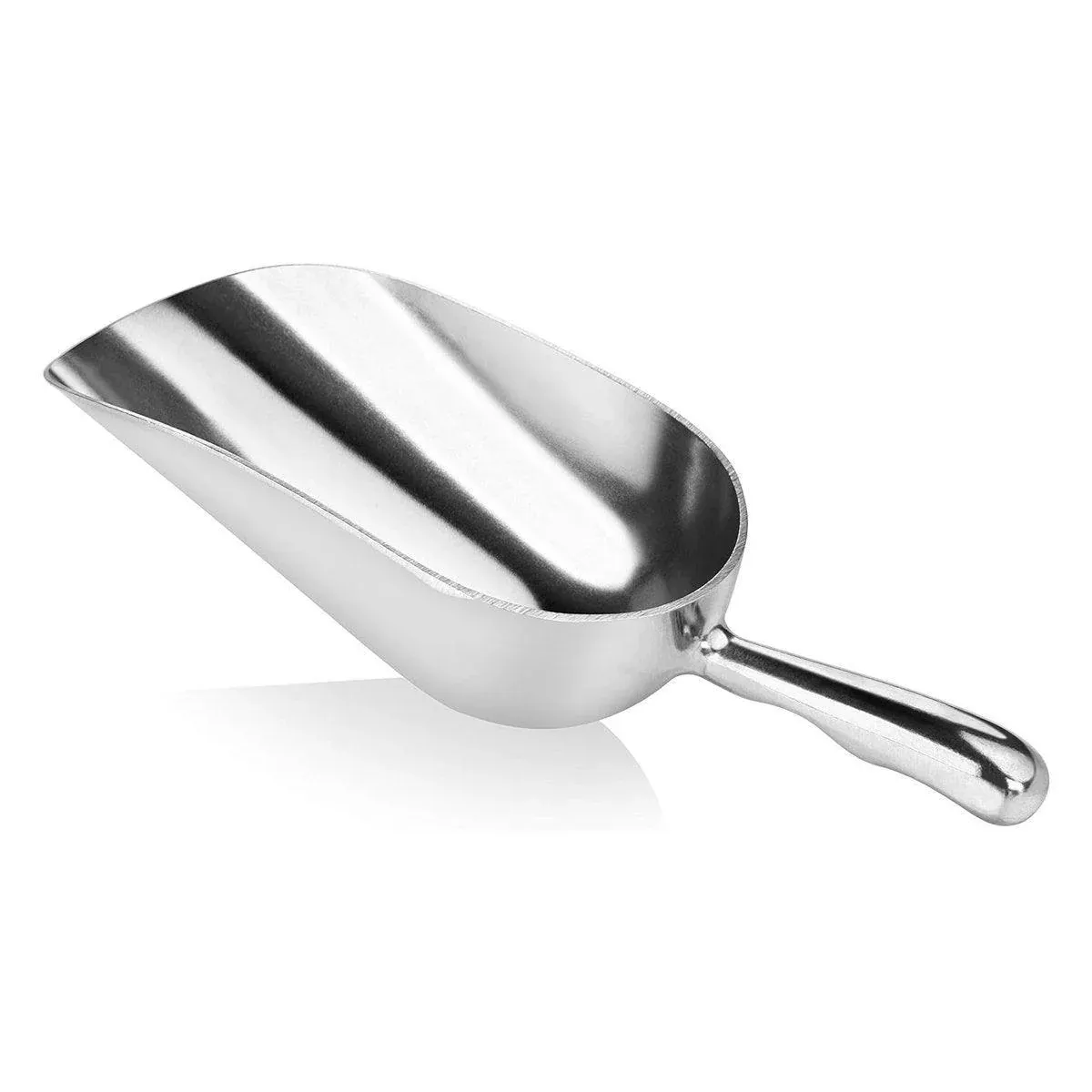 4 Sizes Aluminum Alloy Ice Shovel Flour Rice Scoop Multipurpose Kitchen Tool - XL — image 1