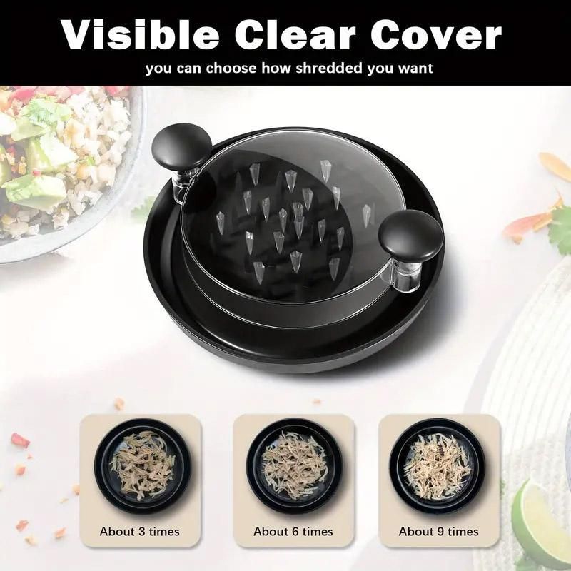 Chicken Breast Shredder Meat Mincer Tear Shredder Handheld Mincing Tool view 5