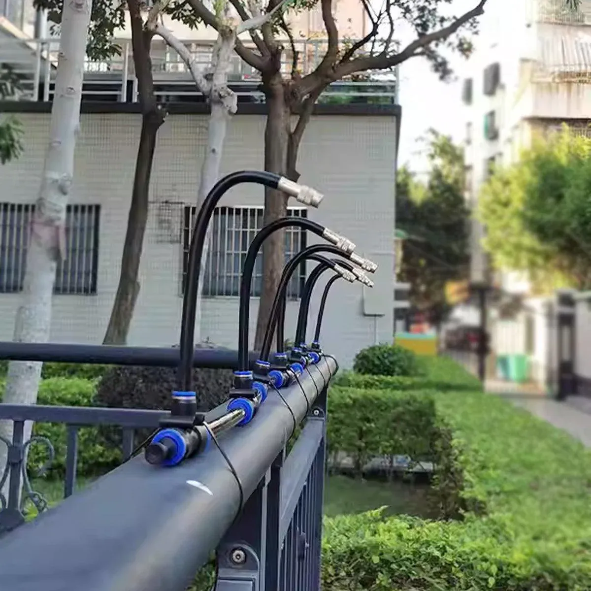 5M 10M 20M Garden Watering System Adjustable Spray Irrigation Hose Sprinkler - 5m view 5