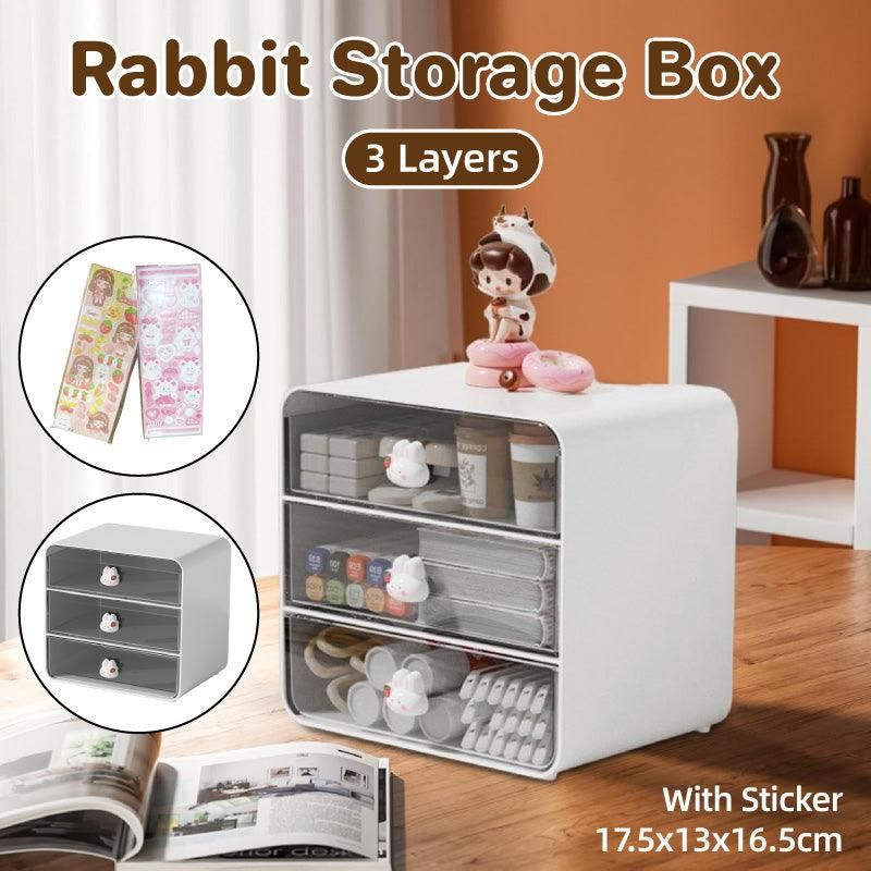 3 Tier Desktop Organizer Drawer Shelf for Office and Home Storage Supplies — image 1