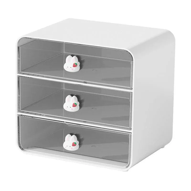 3 Tier Desktop Organizer Drawer Shelf for Office and Home Storage Supplies view 2