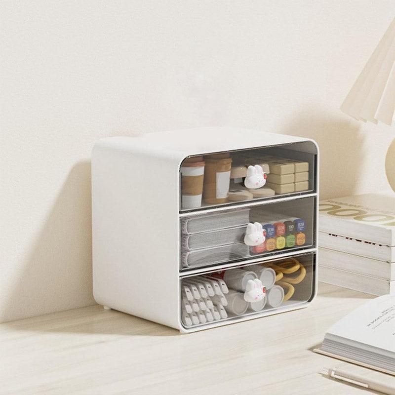 3 Tier Desktop Organizer Drawer Shelf for Office and Home Storage Supplies view 11