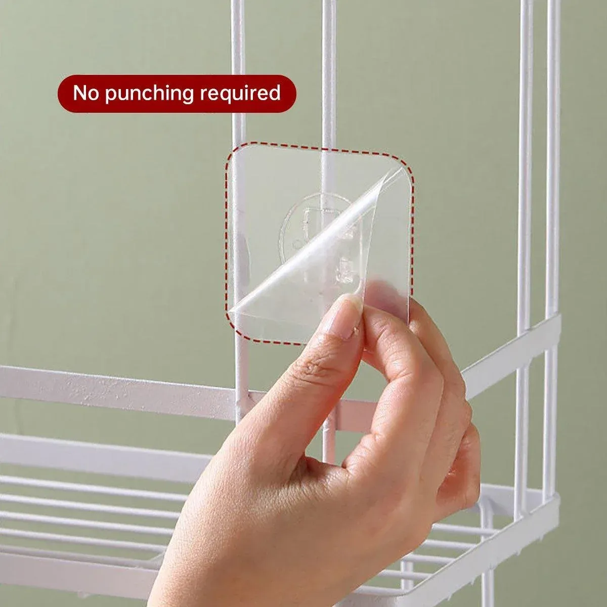 Storage Rack 1Tier Space Saver Over The Toilet Steel Bathroom Shelf Organizer view 7