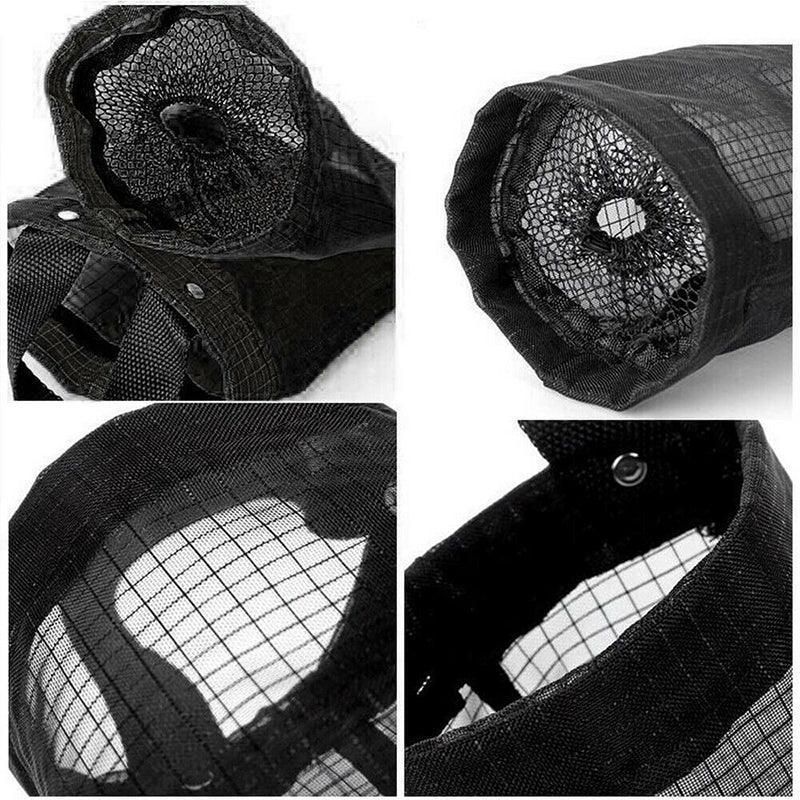 Hanging Mesh Bag Organizer Dispenser for Plastic or Trash Bags Storage Holder view 10