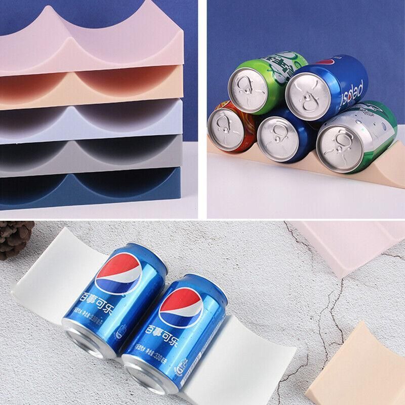 Fridge Organiser Wine Beer Stacking Bottle Rack Kitchen Space Saving Can view 13