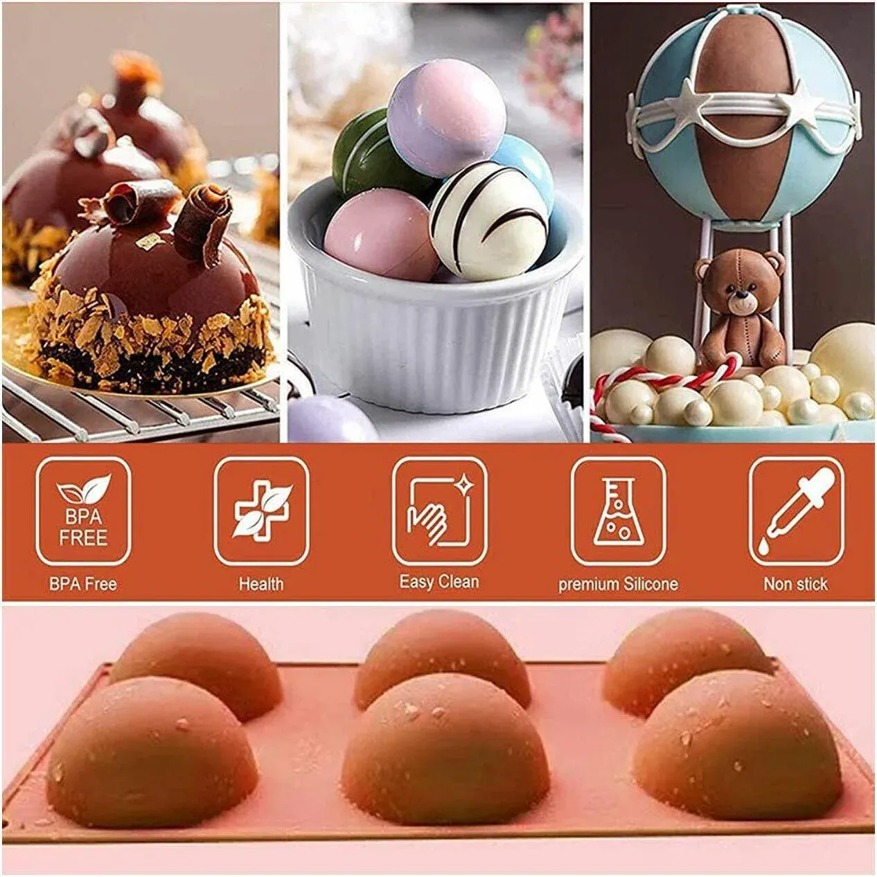 Soap Mold Cake Mould Kitchen Accessories Kitchenware Silicone Gel Baking Tools view 7