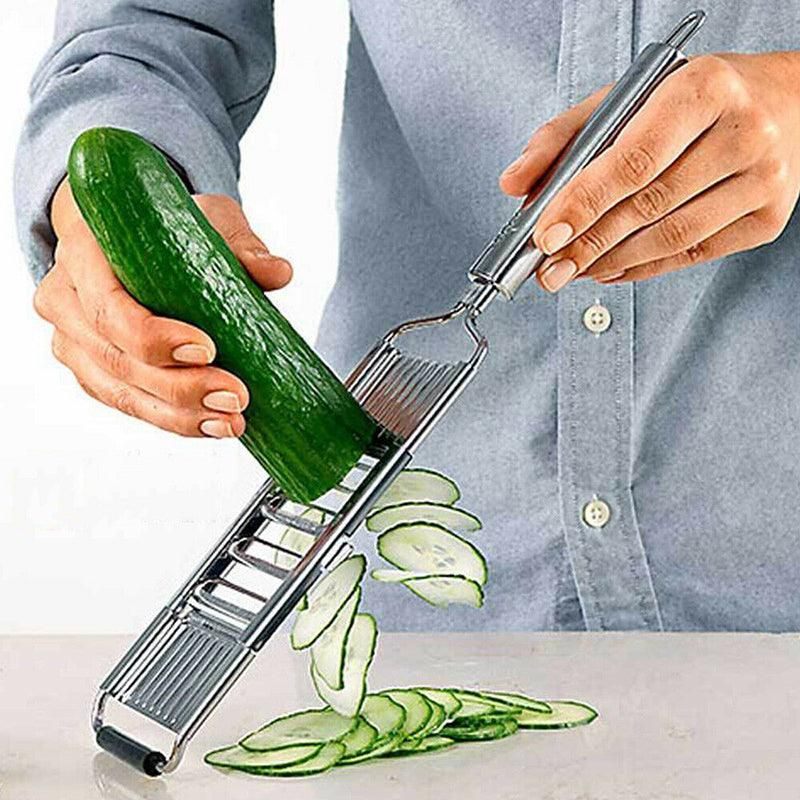 Multi-Purpose Vegetable Slicer Peeler Stainless Steel Grater Shredder Cutter view 9