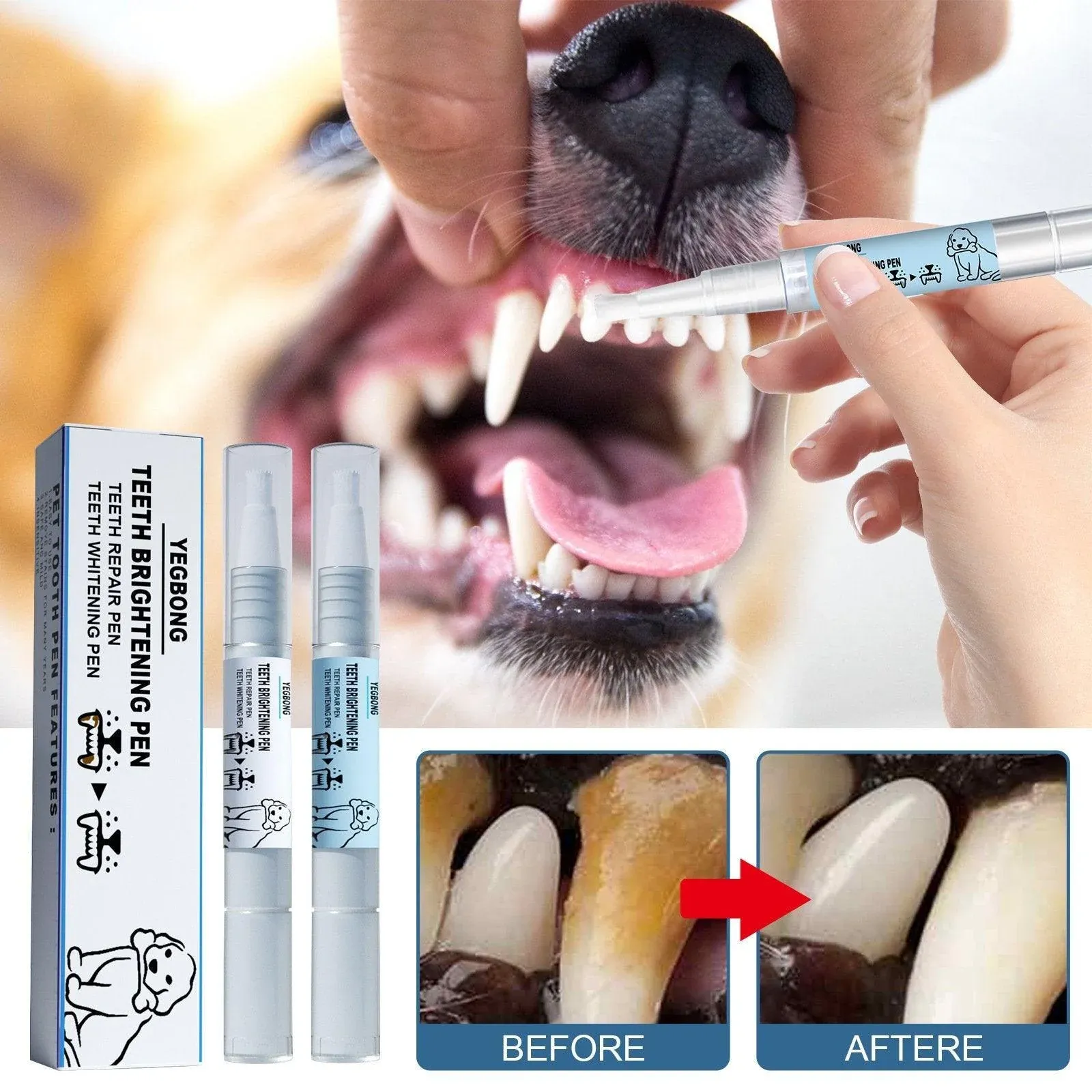 Pet Dental Cleaning Pencil for Dogs Cats Remove Calculus Oral Care Tool Pen view 10