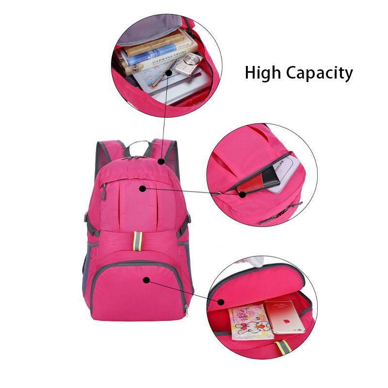 35L Light Foldable Outdoor Sports Backpack Camping Hiking Travel Bag - Green view 7