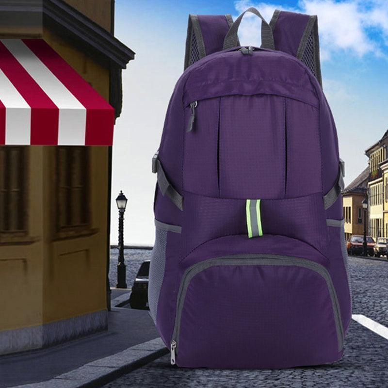 35L Light Foldable Outdoor Sports Backpack Camping Hiking Travel Bag - Green view 8