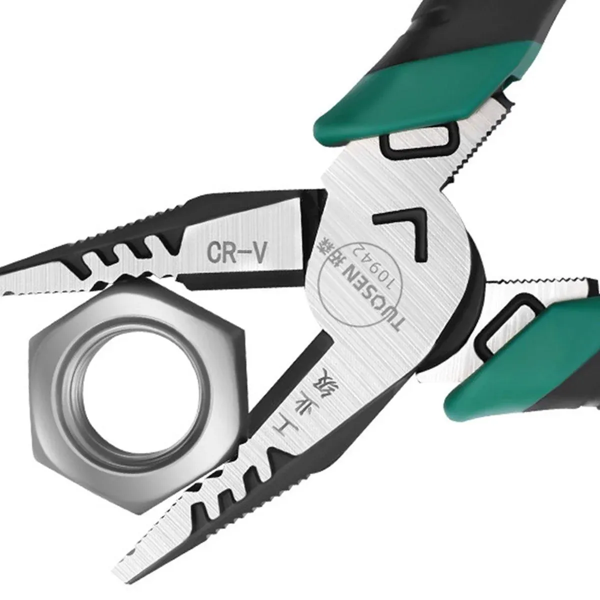 Labor-Saving Multi-Functional Tiger Pliers Flat Needle-Nose Diagonal Wire view 9