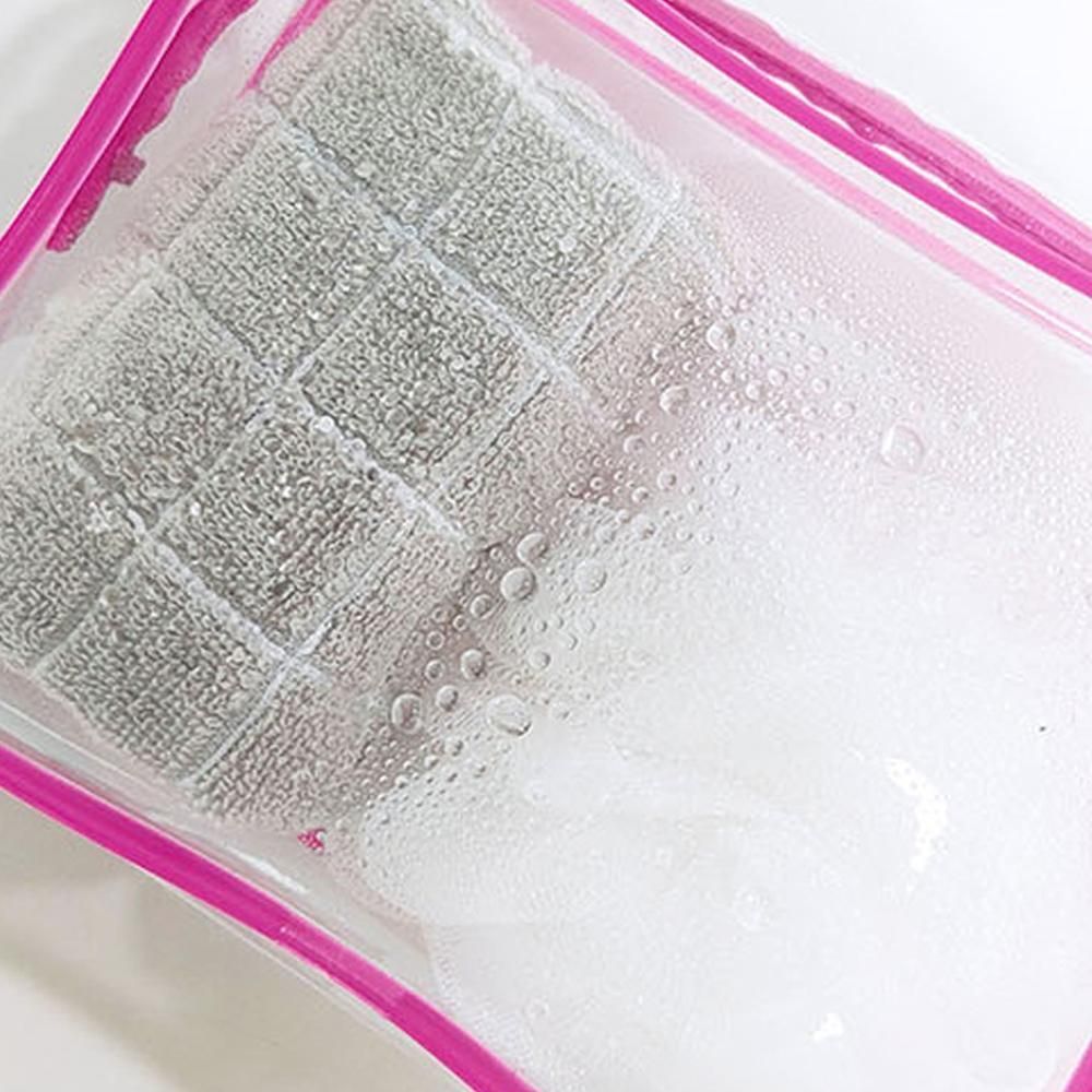 4pcs Durable PVC Cosmetic Bags Easy to Clean Multiple Sizes and Colours 9 view 6