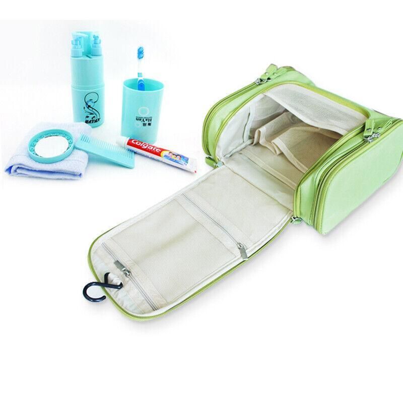 Makeup Bag Hanging Travel Toiletry Cosmetic Organizer Wash Bag Waterproof - Red view 8