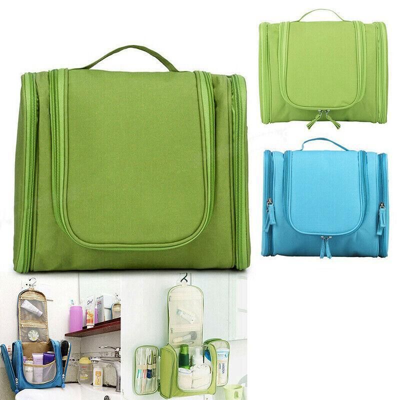 Makeup Bag Hanging Travel Toiletry Cosmetic Organizer Wash Bag Waterproof - Red view 14