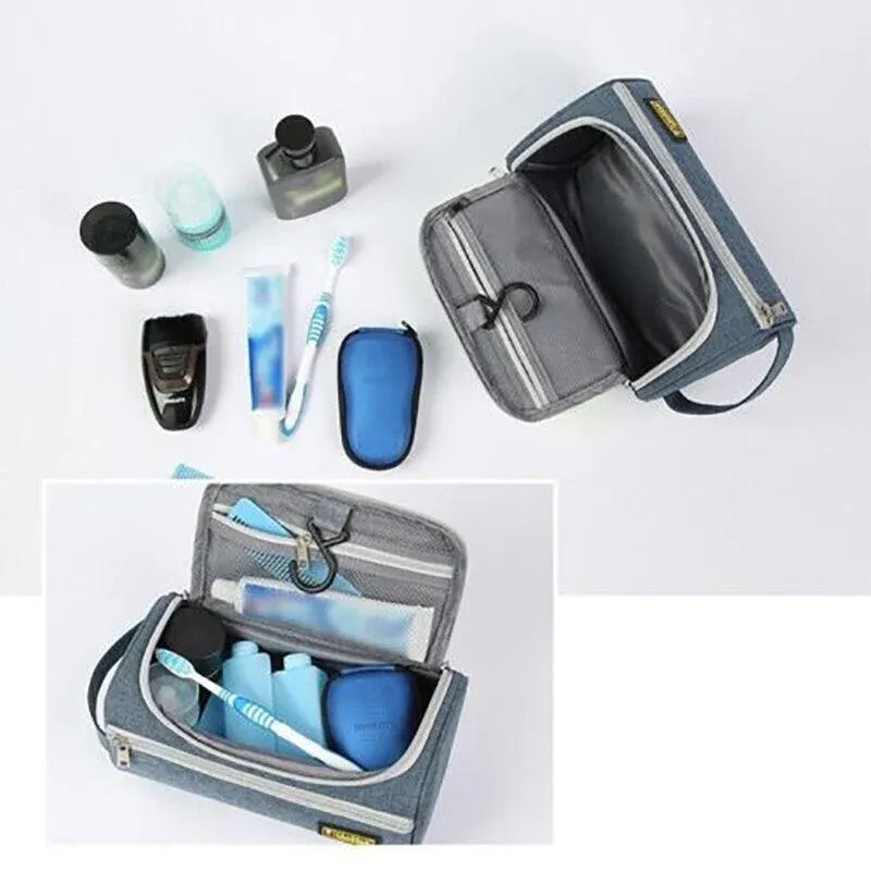 Large Capacity Men Travel Toiletry Kit Wash Bag Waterproof Cosmetic Bags view 6